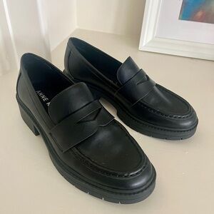 Anne Klein Black Penny Loafers 8
